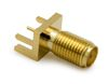 SMA Jack 180° Straddle Type