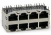 Multiport RJ45 8P, 2x2 to 2x8 Ports, Side Entry CAT.5 Geschirmt