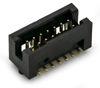  SMD Wannenstecker 1,27 x 1,27 mm, 180°